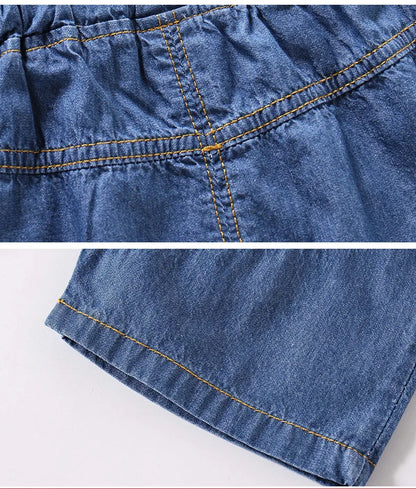 Children's Jeans Summer Fashion Shorts For Boys Cotton Loose Pants Toddler Kids Bottoms 1 To 5 Years Old Clothing